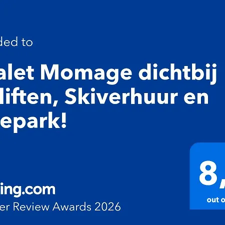 Domek alpejski Momage Dichtbij Skiliften, Skiverhuur En Bikepark!