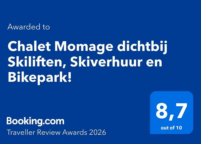 Domek alpejski Momage Dichtbij Skiliften, Skiverhuur En Bikepark!